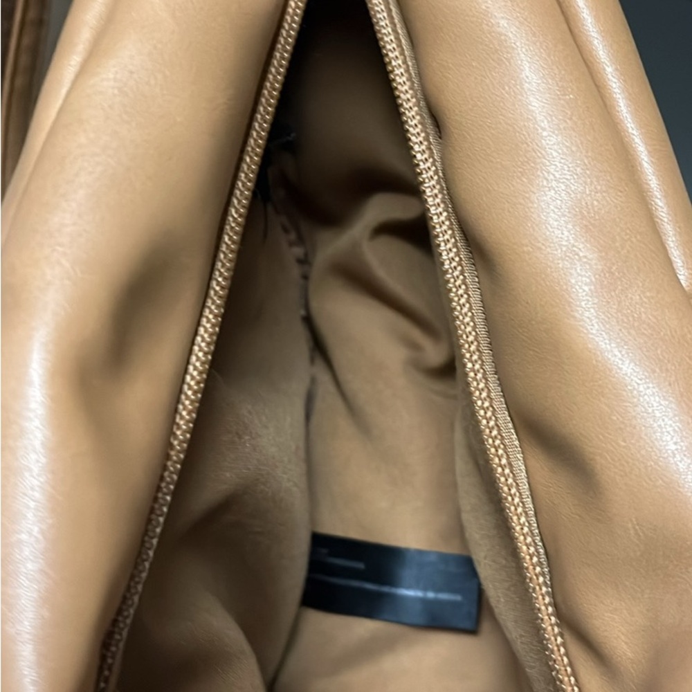 Chic Tan Leather Backpack - image 6